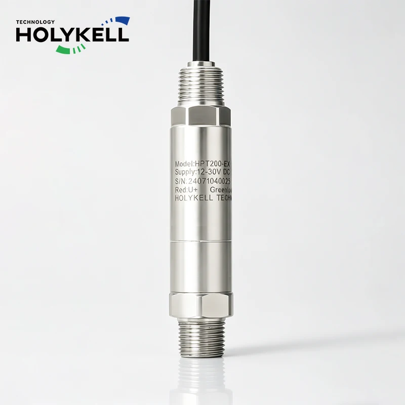 Holykell Ex Ia IIC T5 Ga Explosion Proof Pressure Transducer for Industrial Automation Systems