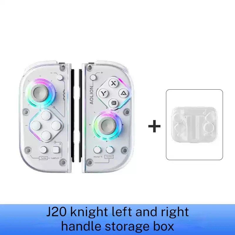 AOLION J20 BT Joycon وحدة تحكم الألعاب غمبد التبديل/لايت/Oled غمبد RGB متوافق مع الكمبيوتر أندرويد IOS Esports الألعاب الملحقات