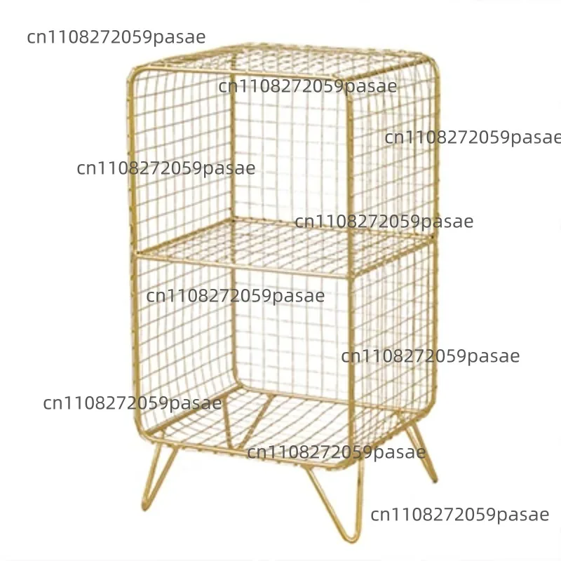 

Металлическая сетчатая полка для книг, многоярусная подставка для чтения для офиса и гостиной, простая напольная полка для хранения