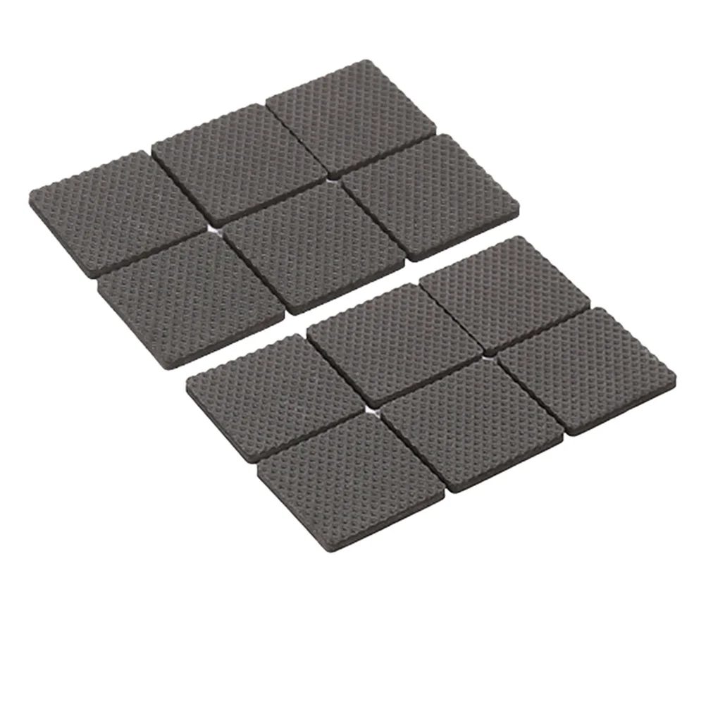 

12pcs Black Chair Feet Pad Floor Protector for Furniture Chairs Table Non Slip EVA Self Adhesive Wear Resistant Durable