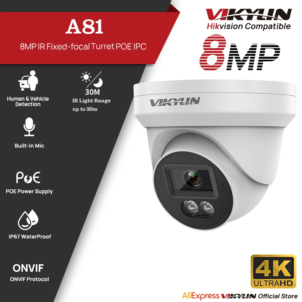 Vikylin 8MP Hd Ip S…