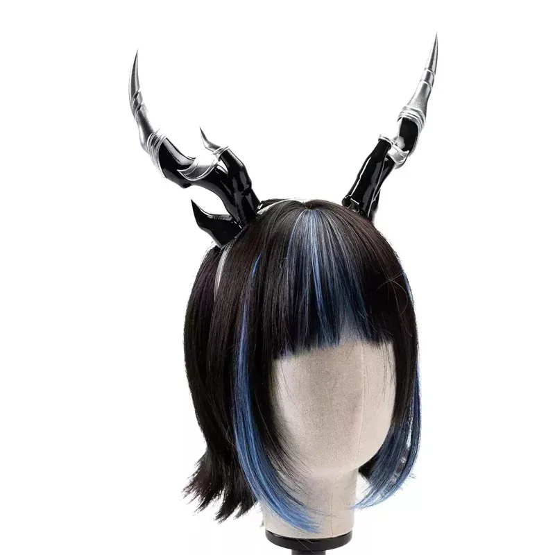 

Game Arknights Mudrock Horns Headwear Props Halloween Carnival Party Masquerade Cosplays;2'd,5.h;