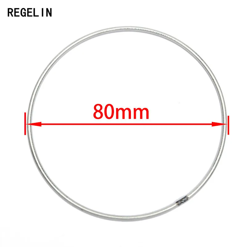 REGELIN Dream Catcher Reve Cirkel Ringen Bevindingen Opknoping Ronde cercle metalen giet attrape reve Netto Sieraden DIY 10 pcs 35 -200mm