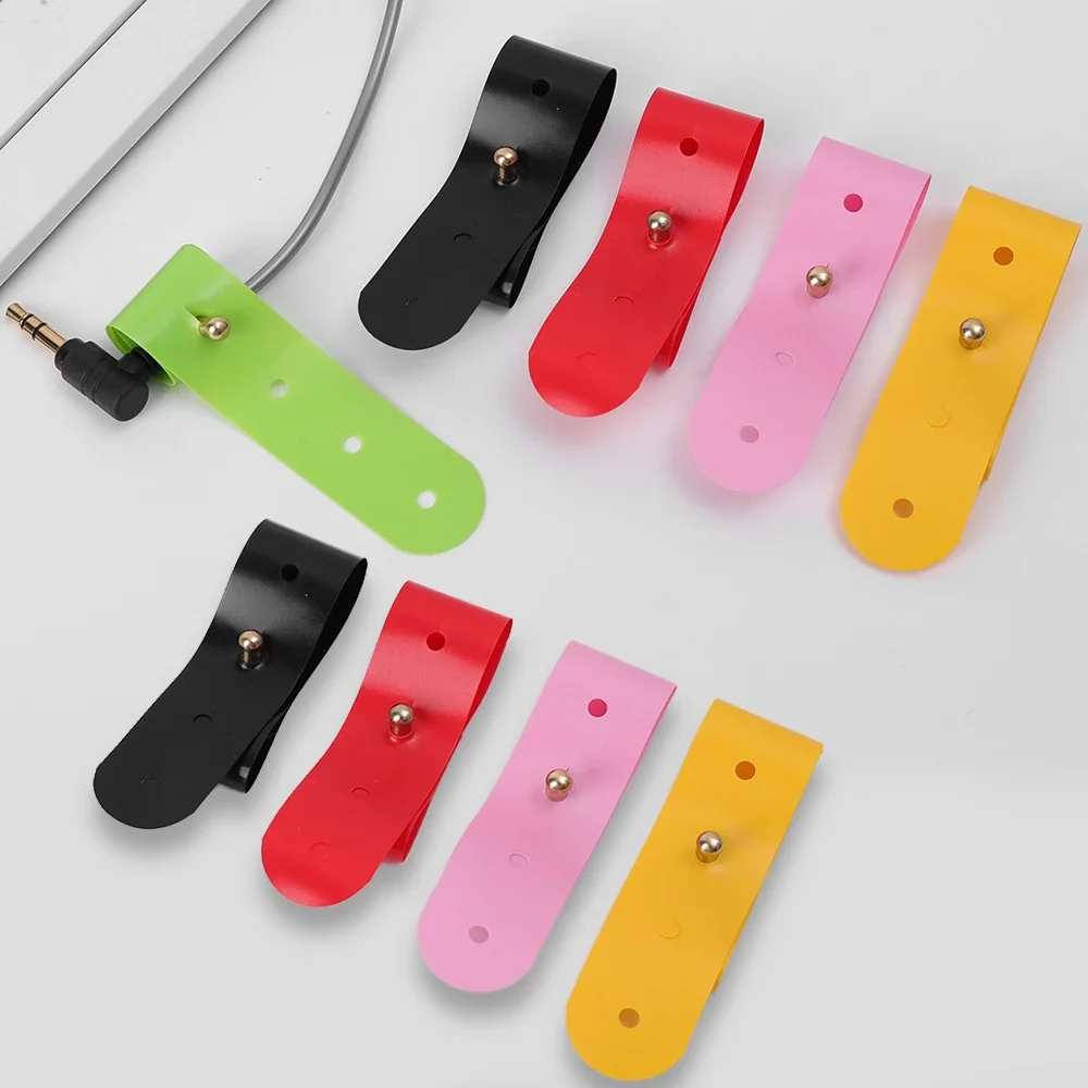 1/12PCS PVC Waterproog Cable Organizers Ties For Charging Data Cord Network Line Earphone Wire Desktop Cable Winder Management