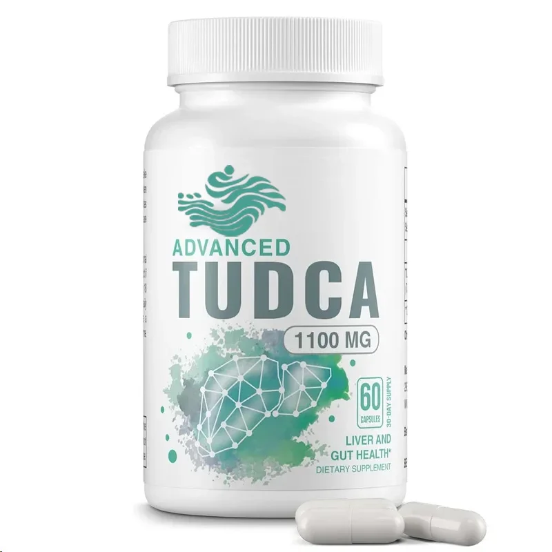 1100mg, Super Bile Salt Tudca Supplement, Supports Liver Cleansing, Detoxification and Repair, 60 Capsules