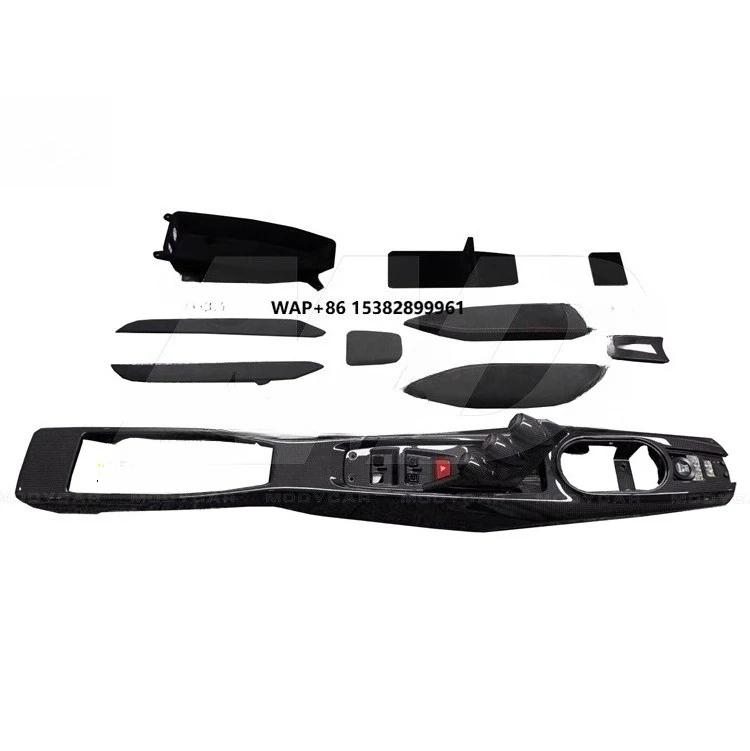 Pista Style Dry Carbon Fiber Center Control Surround Panel for 2015-2020 488