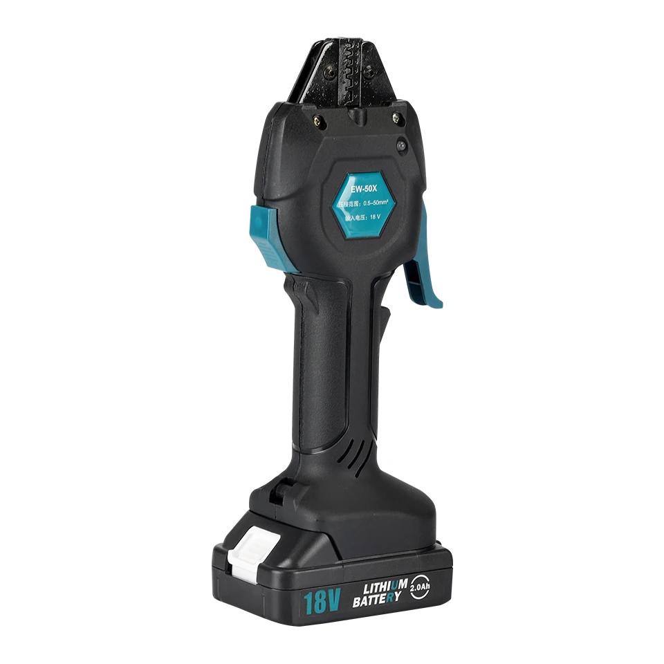 

EW-50X Lightweight Electrical Cordless Wire Crimper Battery Powered Cold Crimping Tool For Connecting Wire Terminals