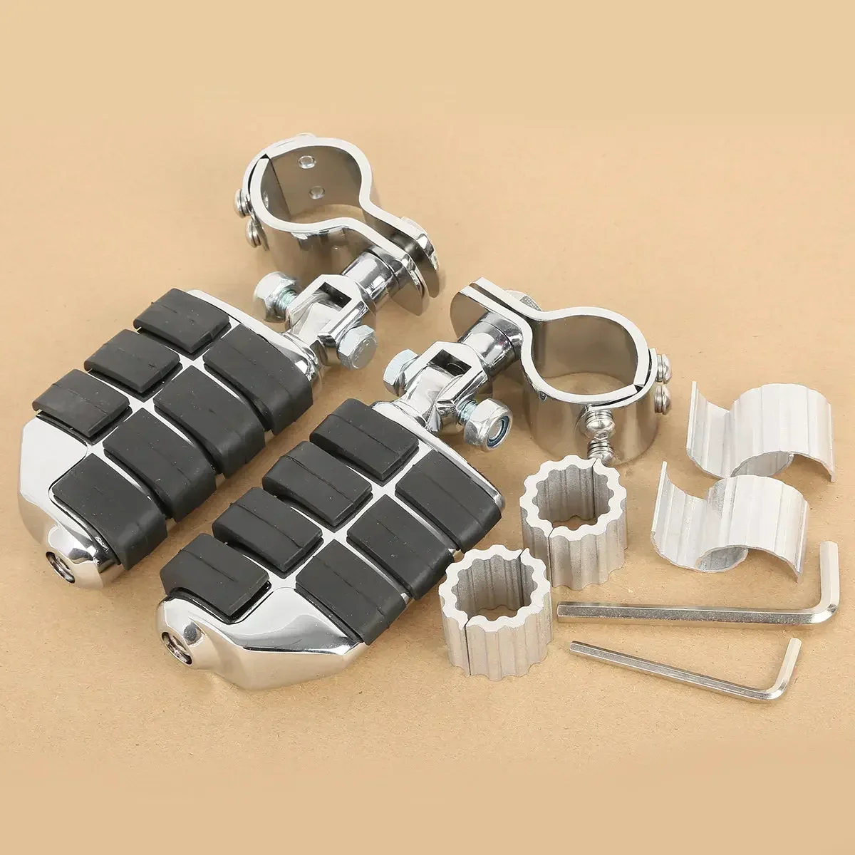 For Harley 25mm 30mm 35mm Motorcycle Acsessories Dually Highway Foot Pegs Footpegs Motorbike