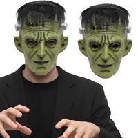 Adults Frankenstein Mask Monster Horror Latex Full Head Masks Costume Men Women Halloween Cosplay Party Prop