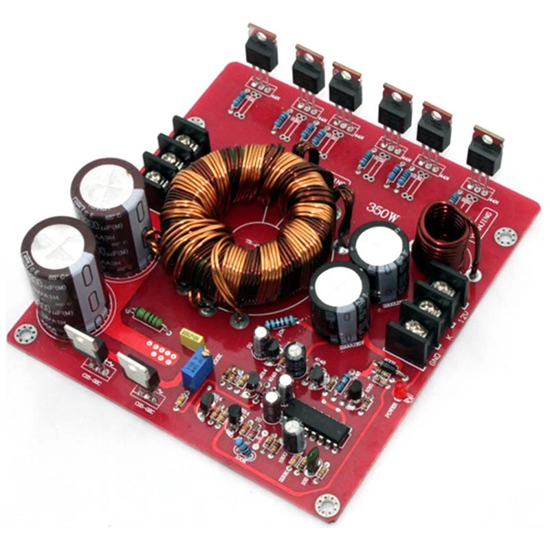 350W DC12V to Dual 28V Boost Power Supply Board for HiFi Amplifier Car