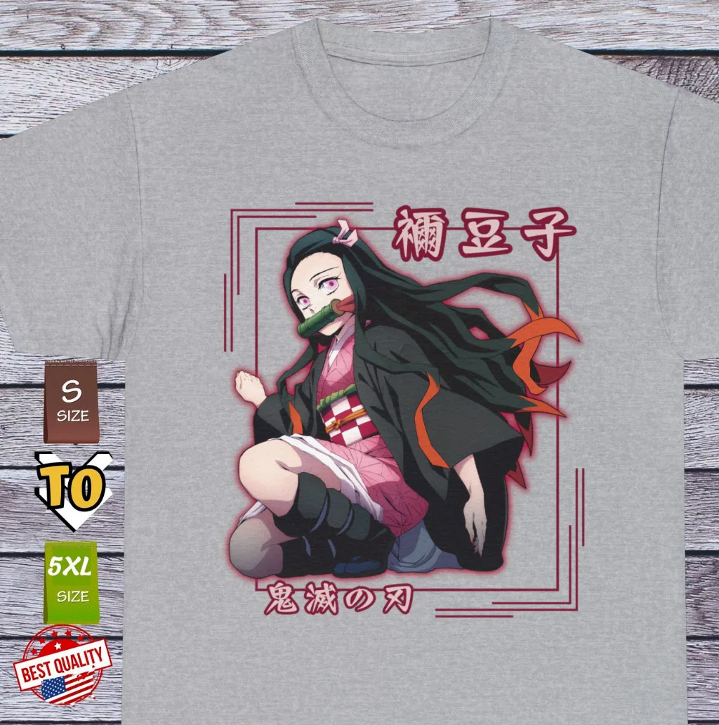 Demon Slayer Nezuko Tee  T  Anime Manga Japan Kimetsu No Yaiba Cosplayshirt