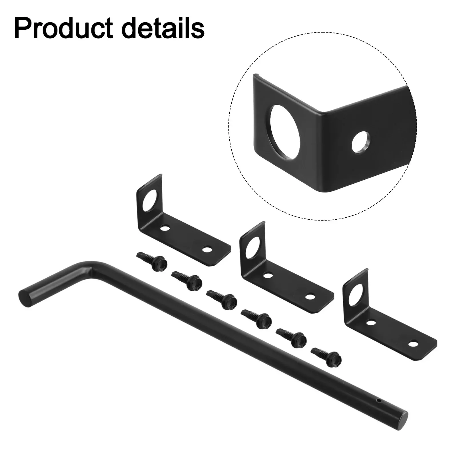 

Double Door Lock Heavy Duty Gate Drop Rod Heavy-duty Use Rust Resistant Coating Versatile Gate Installation Tool
