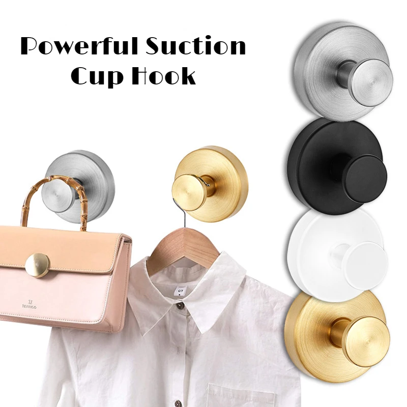 2/4Pcs Exquisite Stainless Steel Hooks Luxury Gold and Silver Bathrobe Door Hooks Kitchen Bathroom Hooks No Punching