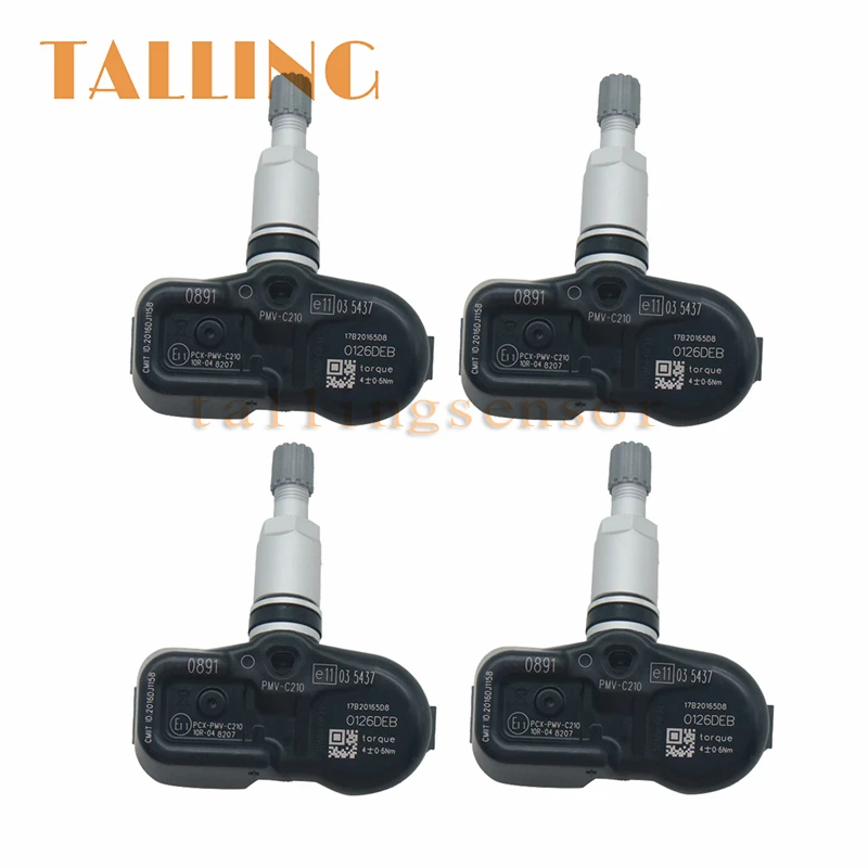 4PCS 42607-02031 Tire Pressure Monitor Sensor TPMS For Toyota Camry Corolla FJ Cruiser Verso Lexus IS ES350 GS430 New 4260702031