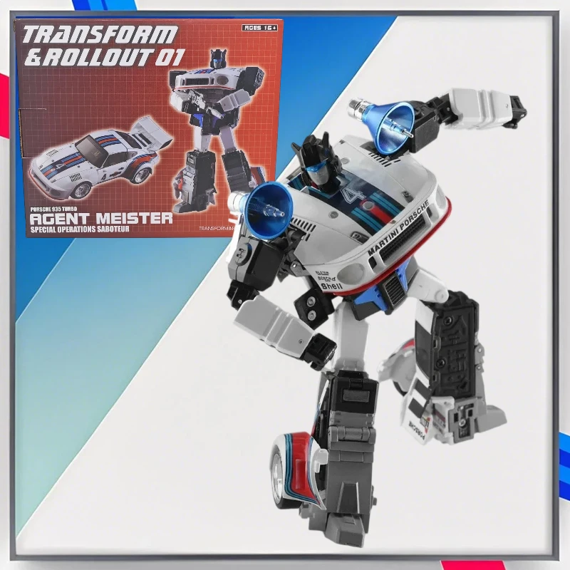 

Rollout TR-01 16cm TR01 Agent Mister Jazz Car Myter Jazz MP Scale Robot Figure Model Figure Toys Colltect Gifts