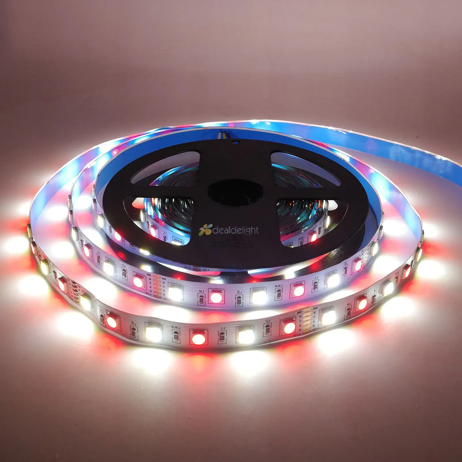 Taśma LED 5050 60 leds/m elastyczne oświetlenie do dekoracji domu taśma LED RGB RGBW RGB CCT biały/ciepły biały/niebieski/zielony/czerwony 5