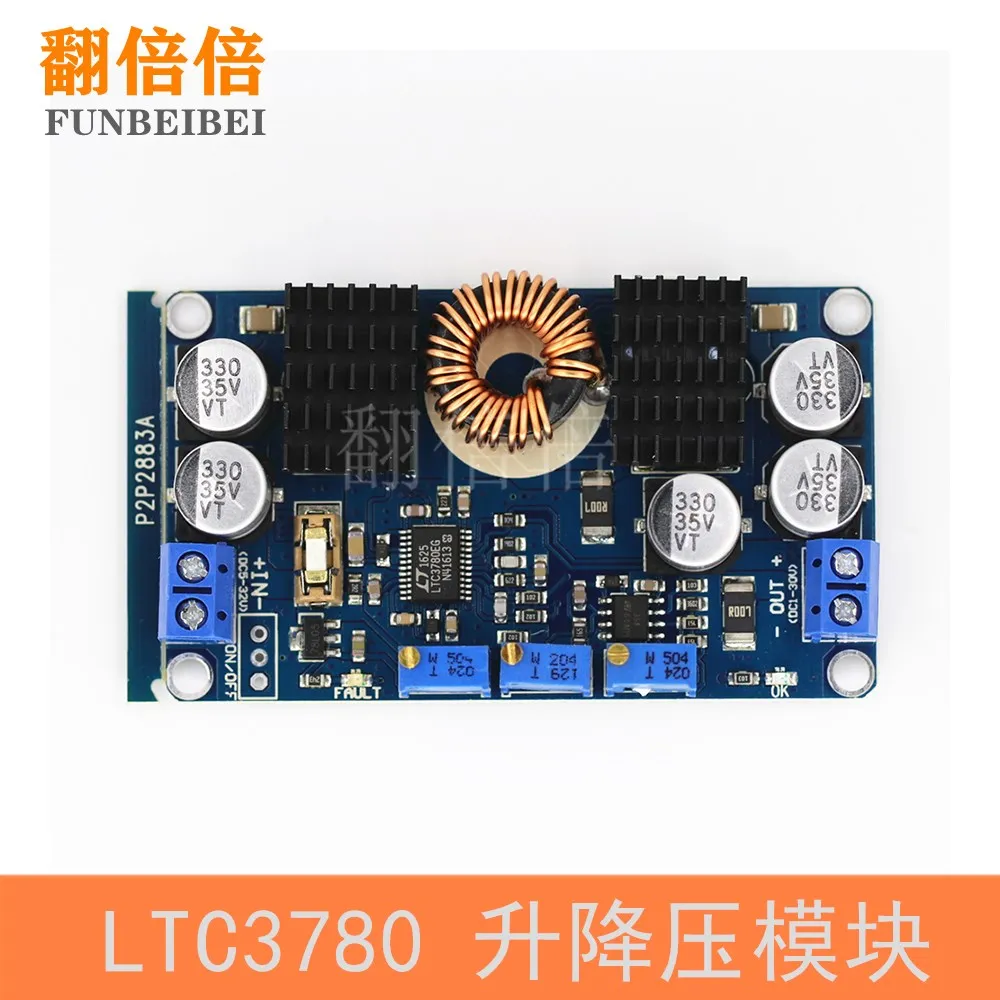 DCDC LTC3780 Automatic Buck-boost Solar Vehicle Voltage Regulator Constant Voltage Constant Current Power Module Super Book Type