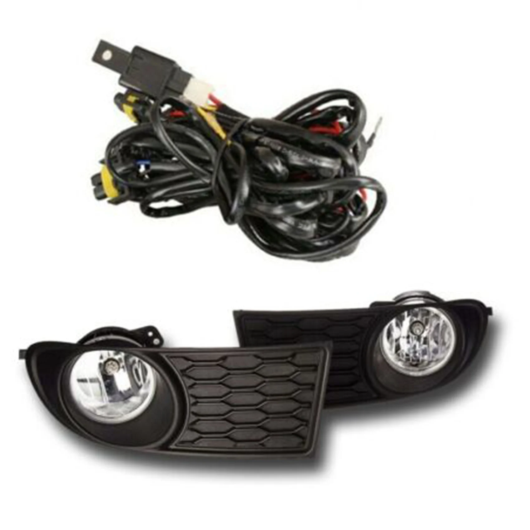 1Set Front Bumper Fog Lights W/Switch/Harness/Relay/Wiring for Journey 2010-2020 68079850AB 68079851AB