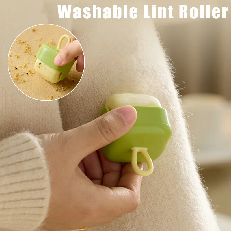 

Reusable Washable Lint Roller Strong Adhesive Hair Sticking Machine for Clothes Pets Furniture Cleaning Time-Saver Hair Sticky