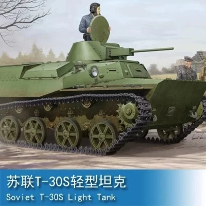 1-35-スケールホビーボス-83824-ソビエト-t-30s-軽戦車-プラスチックモデルキット-装甲車