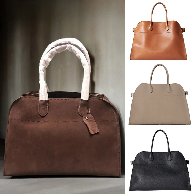 

2025 Model Handheld Tote Bag · New Small-Brand Leather Large-Capacity Commuter Bag