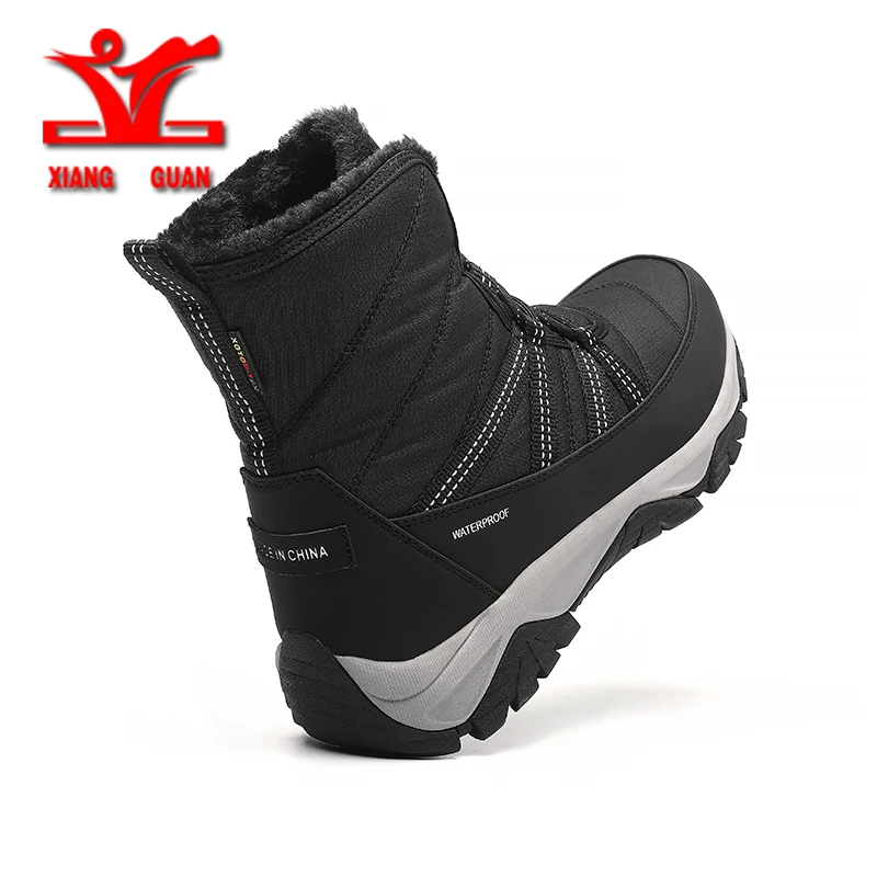 2024 جديد أحذية الثلوج XIANGGUAN الدفء تسلق أحذية الرجال حذاء للسير مسافات طويلة الرجال مكافحة زلة مقاومة حذاء رياضة الرجال حذاء ارتحال النساء