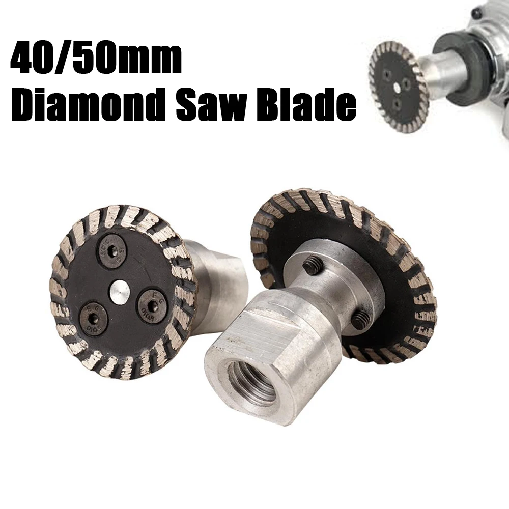 40/50mm Diamond Saw BIade With RemovabIe FIange M14 Engraving Cutting Disc Carving Concrete Granite Sandstone Mini Diamond