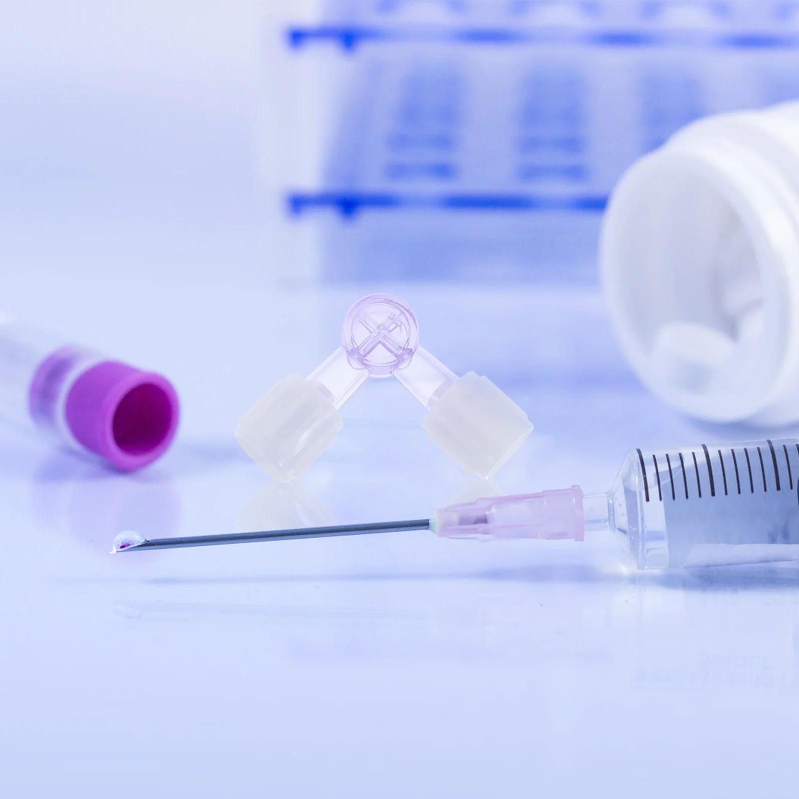 

5 Pcs Disposable Medicine Liquid Mixers Two-way Medical Mixing Tool Supplies Abs