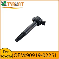 TYRNT Ignition Coil 90919-02251 For TOYOTA Camry Venza Mark X Avalon Highlander RAV4 Alphard Previa Estima Sienna Harrier Blade