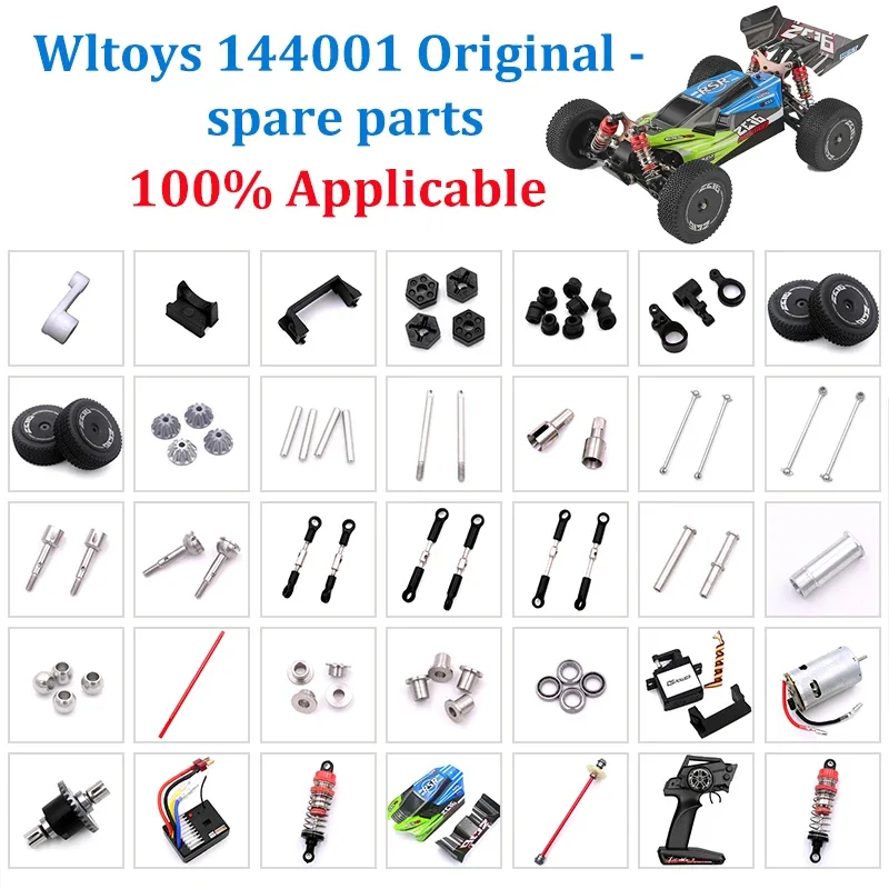 Original  WLtoys 1:14 1/14 144001 RC Car Accessories Body Shell R-Shaped Pin Firmwave Fitting for 144010  RC Car 1/14 Parts