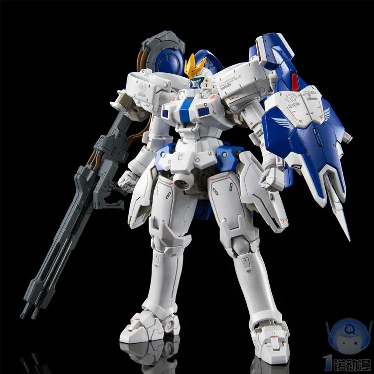 BANDAI Original Anime W Model PB RG 1/144 TALLGEESE 3 III EW Transformation Robot Assemble Model Action Figures