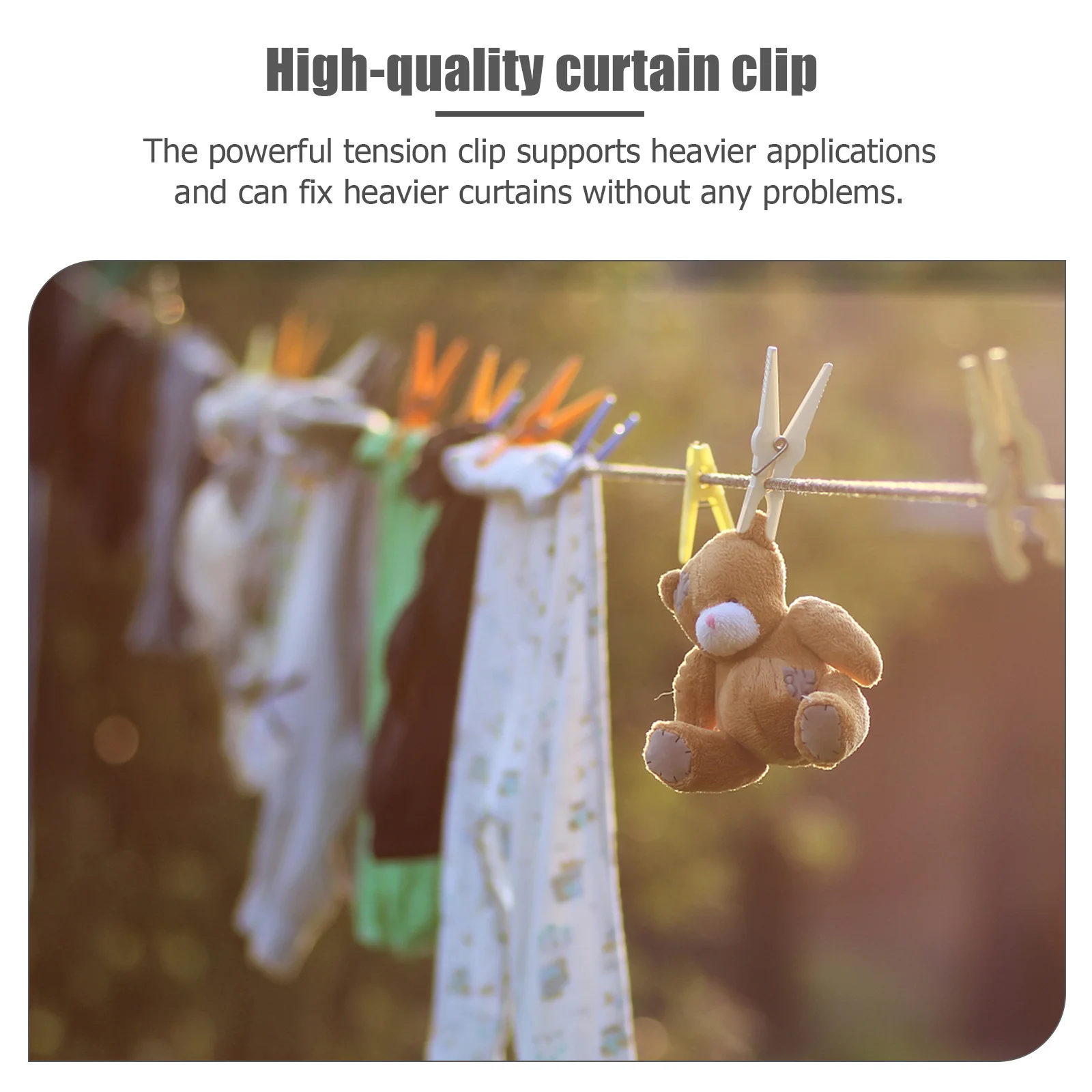 

10Pcs 360 Degree Rotatable Curtain Clips Plastic Clamps for Shower Doors Windows Blinds Towels Hats Clothes Storage