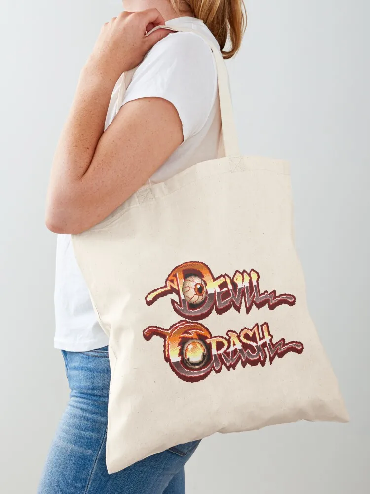 Devil Crash Tote Bag the tote bag bag luxury women Cloth bags woman shopping Canvas Tote