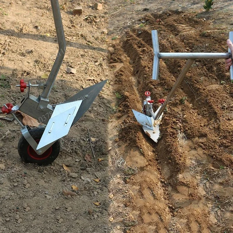 Cultivator Agricultural Tillage Manual Hand Plow/hand Pull Plow Gardening Tools Loosening Soil Digging Ditching Machine