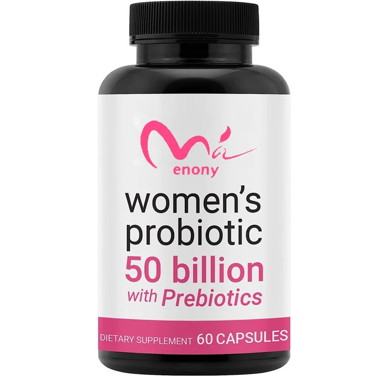 

Female probiotics and prebiotics 50 billion CFU dietary supplement, 60 capsules for maintaining digestive and intestinal health