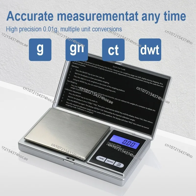 Precision Mini Micro Scale 0.01g Gold Balance Gram Scale CX258 Weighing Electronic Scale Jewelry