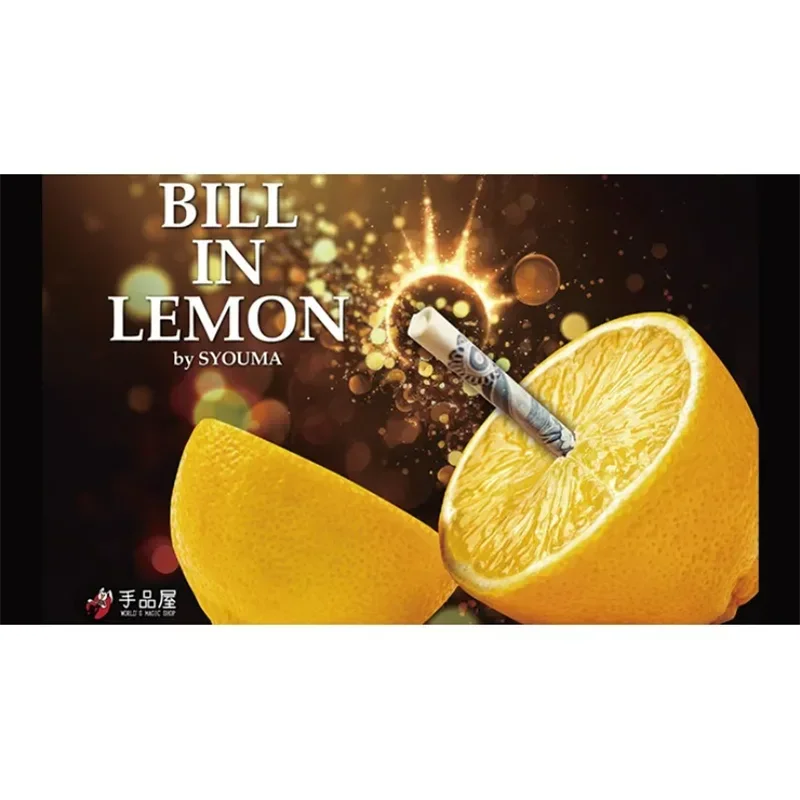 

Bill in Lemon Magic Tricks Signed Bill Vanishes and Appearing in Lemon Magia Close Up Street Illusions Gimmicks Mentalism Props