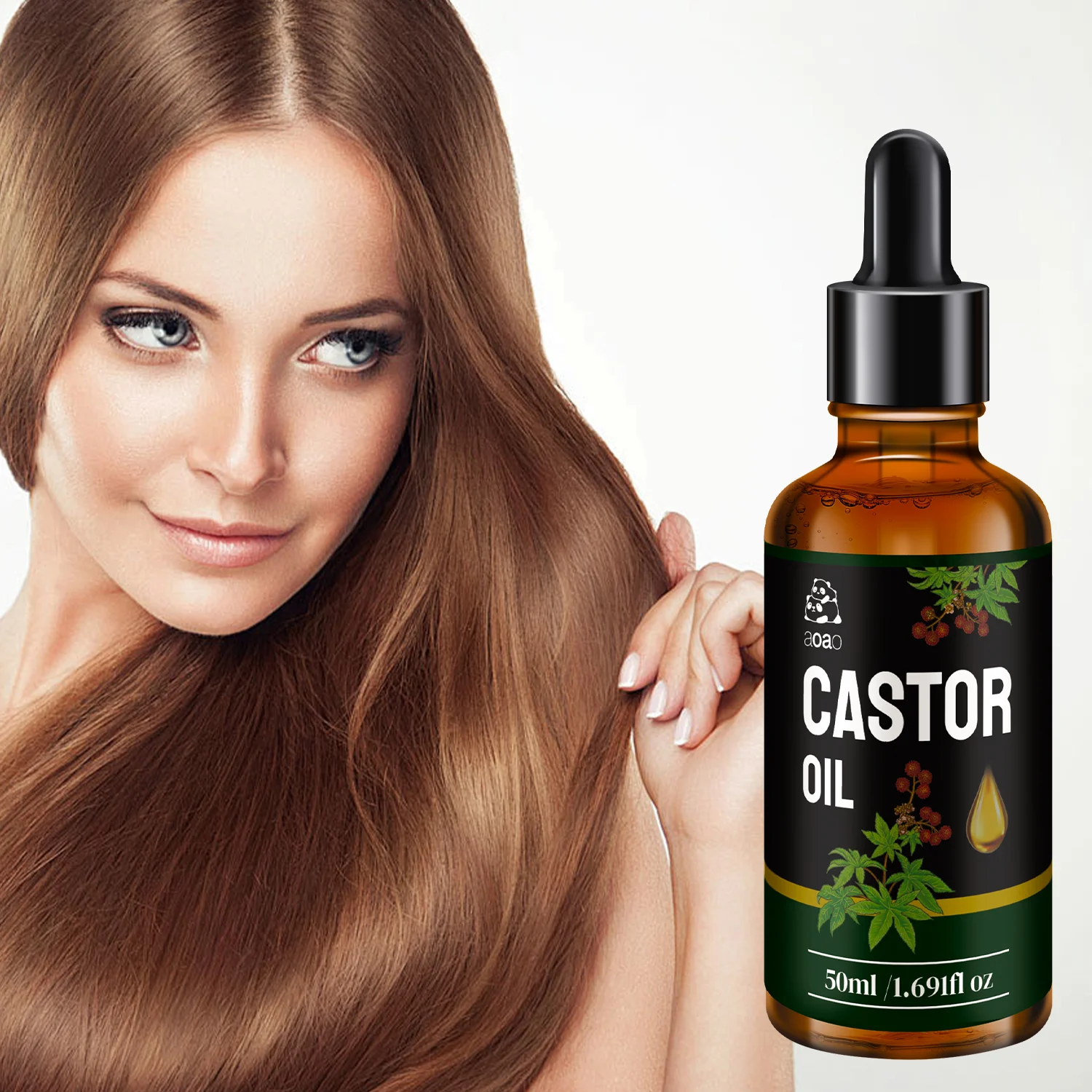 

Castor Oil for Moisturizing, Nourishing, And Hydrating Massage for Hands, Feet, And Body, Suitable for Facial Skincare.