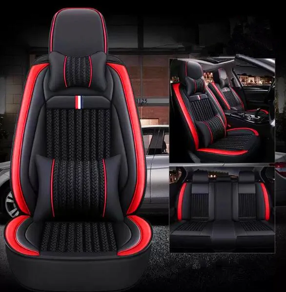 Full set car seat covers for Skoda Octavia 2020-2008 Top quality breathable seat case comfortable durable seat cushion