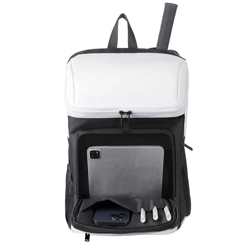 Tennis Backpack Large Racket Bag Professional Badminton Rucksack for Squash Holds 2 Racquets Outdoor Sport Pack with Shoe Pocket