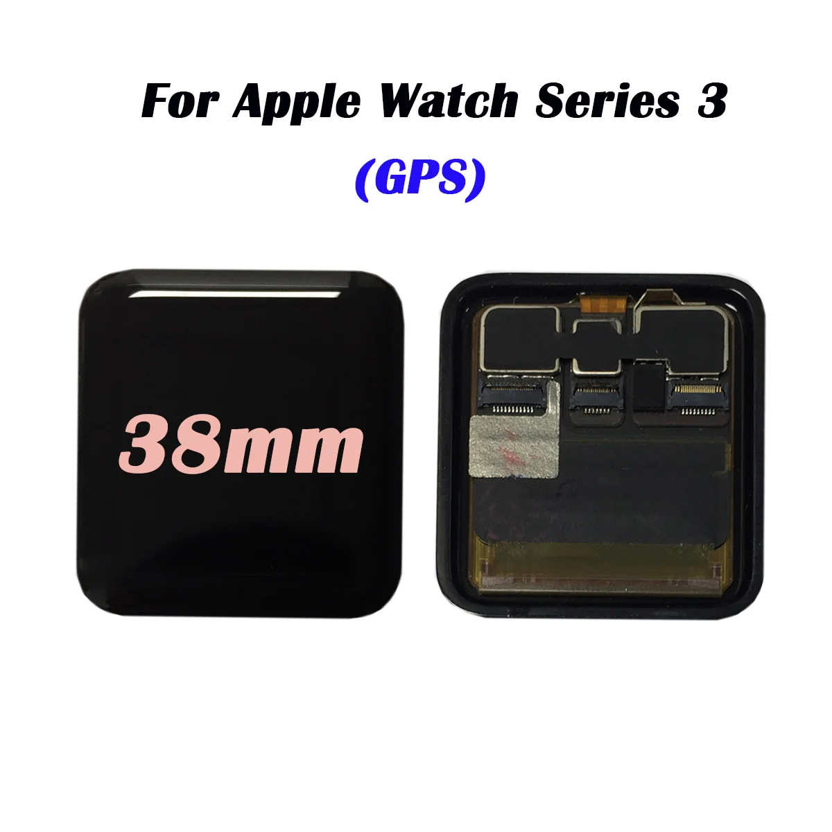 

OLED-экран для Apple Watch Series 3, GPS, ЖК-дисплей с цифровым преобразователем сенсорного экрана в сборе, ЖК-дисплей для Apple Watch S3, GPS, экран 38 мм 42 мм