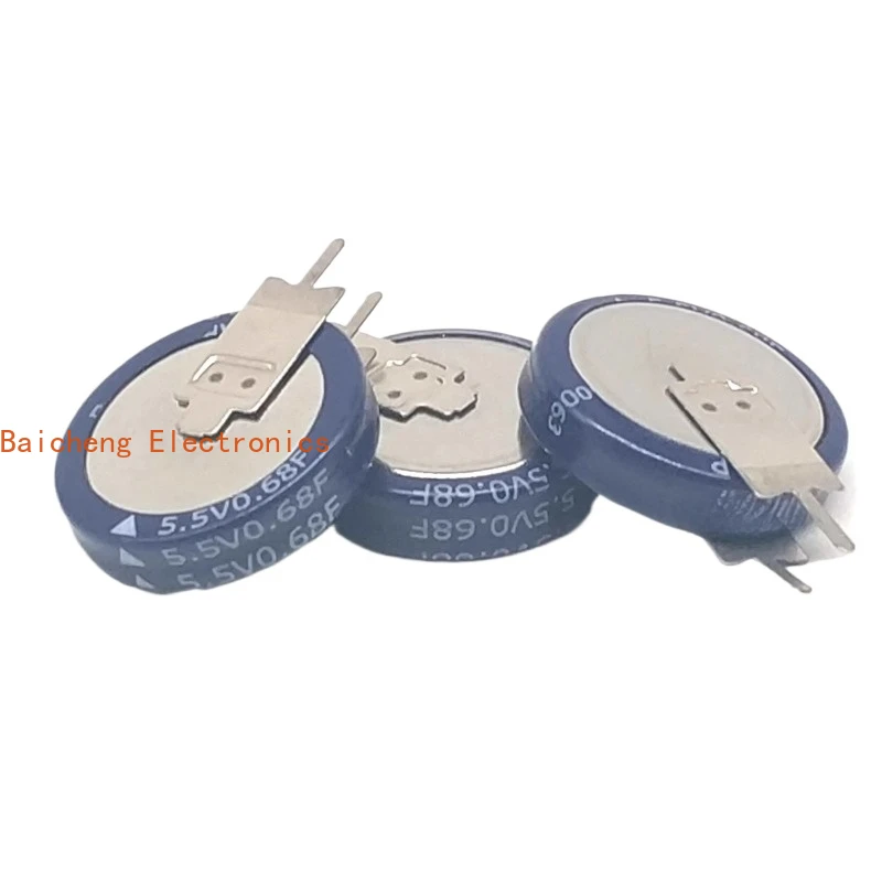 

10PCS Original V-shaped Capacitor 5.5v0.68f 18.7 * 5mm