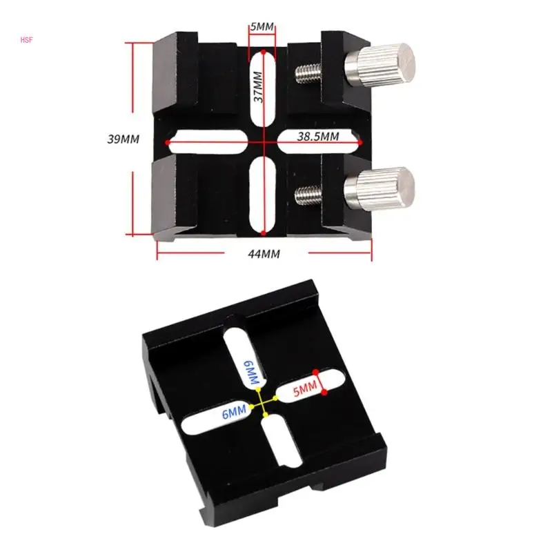 Solución montaje placa cola milano versátil, abrazadera cola milano duradera para accesorios telescopio,
