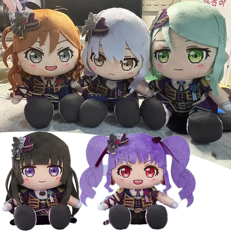 

Anime Roselia Plush Toys Cute Imai lisa Hikawa Sayo Yukina Minato Rinko Shirokane Udagawa Ako Stuffed Doll Cosplay Plushie Gifts