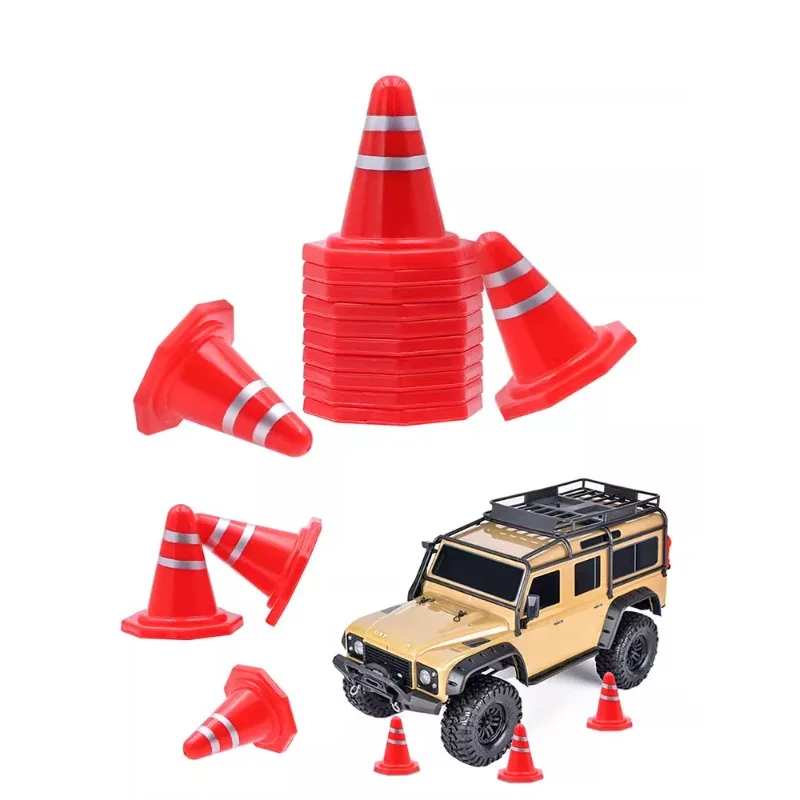 

Plastic Roadblock Traffic Cone for 1/24 1/18 Track Car Remote Control Car Upgrade Decorative Components