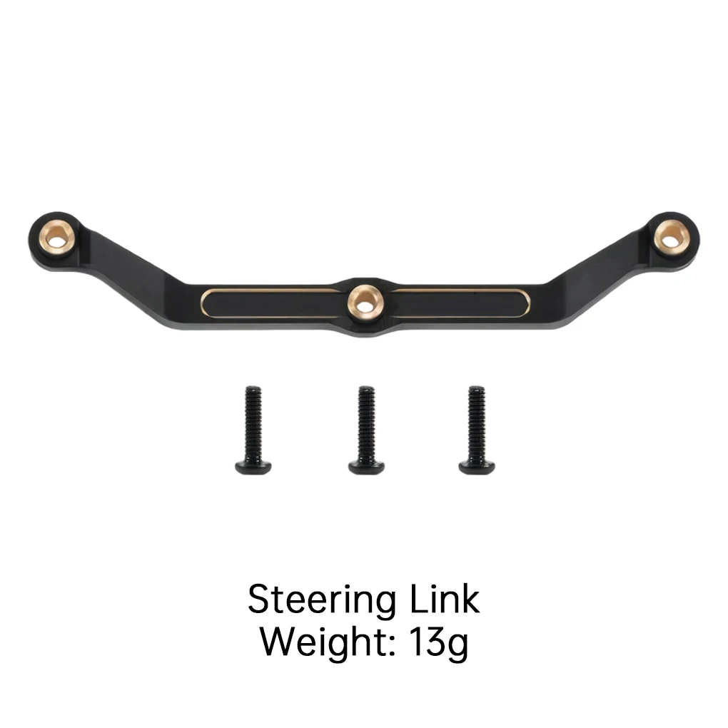 RCGOFOLLOW 1/18 Messing Stärkere Lenkstange RC Upgrade Teil Lenkgestänge Spurstange Für Trx4m RC Auto Teil