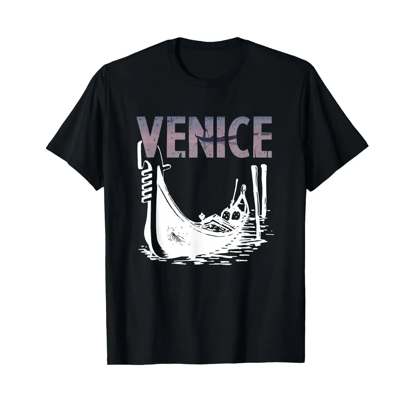Venice Gondola Venetian Canals Italian City T Shirt vintage Washed Slightly designer clothes Soft Stretched Comfortable homme
