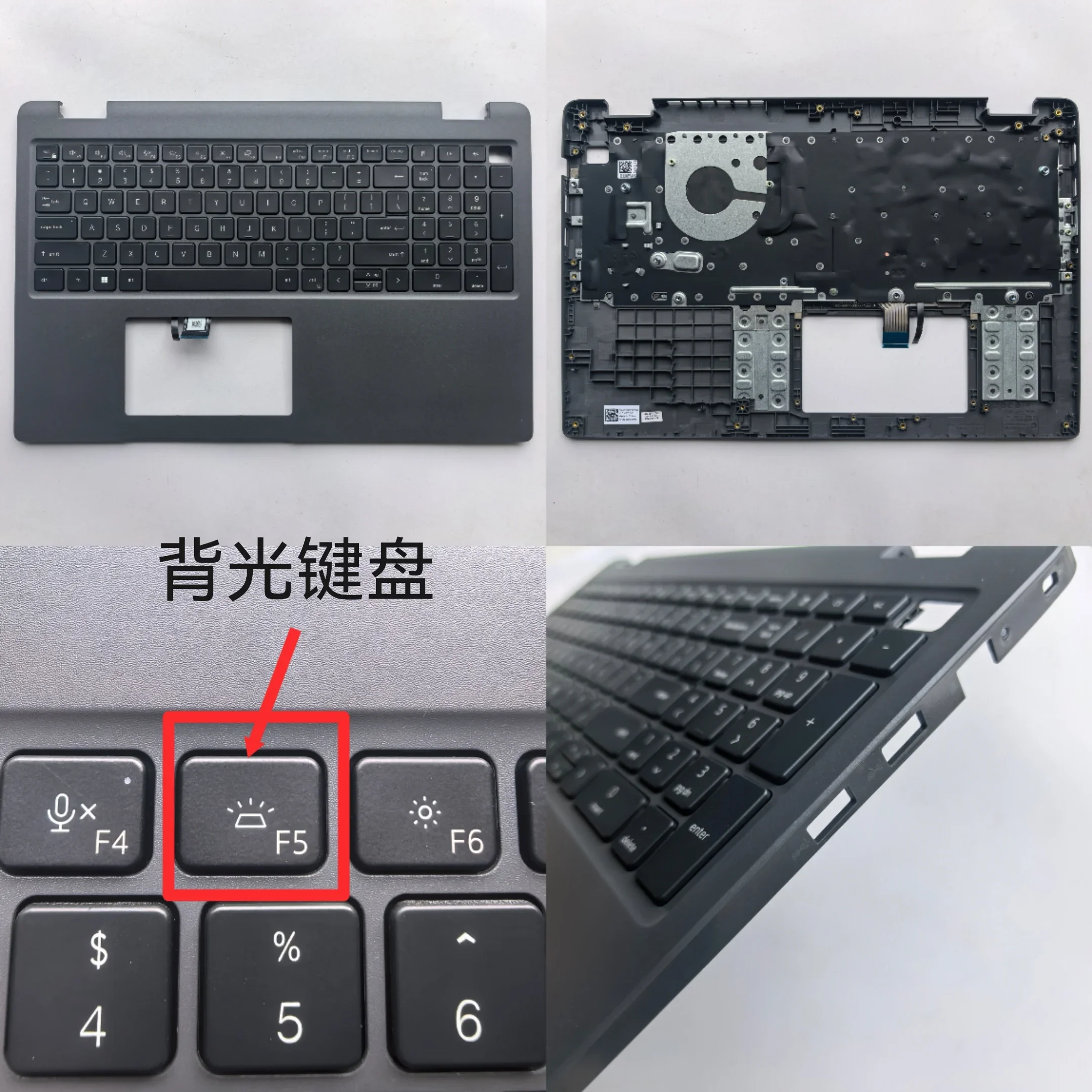 

Backlit new laptop cover palmrest with keyboard for DELL Latitude 3540 3550 E3540 E3550