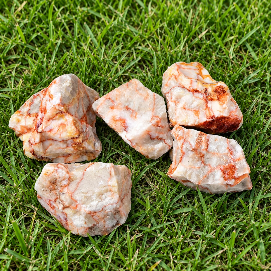 Natural Red Network Jasper Rough Stone Red Web Vein Jasper Raw Mineral Specimen Rock For Home Decor Aquarium DIY Jewelry