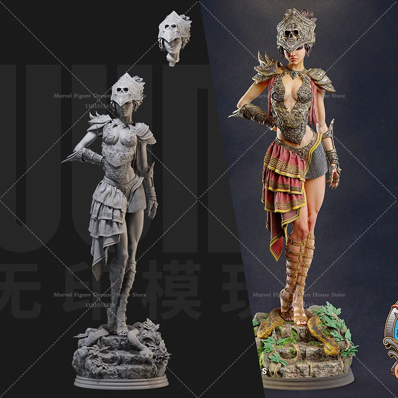 1/24 1/18 Scale Maya Priestess Predicting Distant Future Mastering Divine Power DIY Self-assembled GK 3D Resin Un-panited Doll